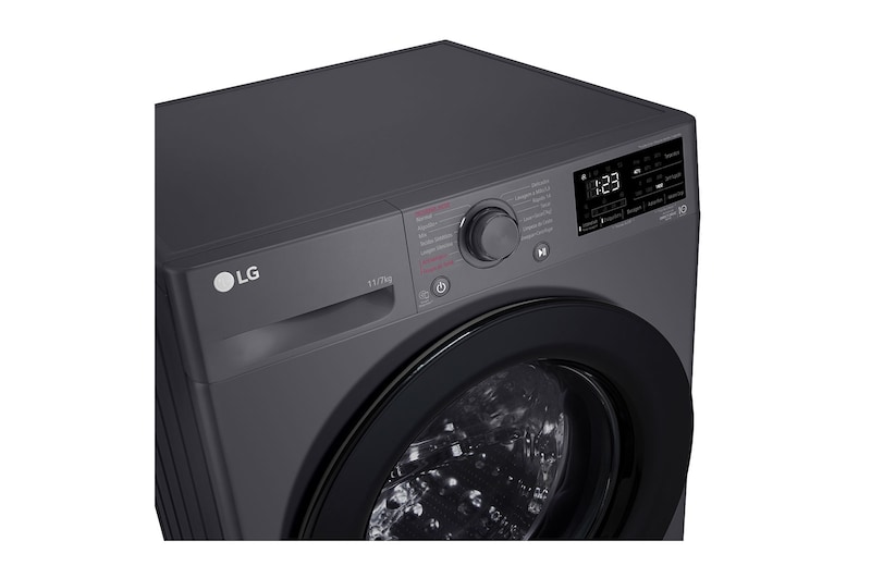 LG Lava e Seca LG VC5 11kg Titanium com Inteligência Artificial AIDD™ - CV3011BC4A - 220v, CV3011BC4A