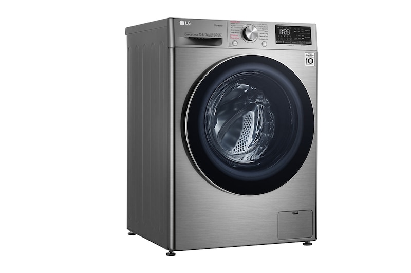 LG Lava e Seca LG VC4 10,5Kg Aço Escovado 220V, CV5010TS4A