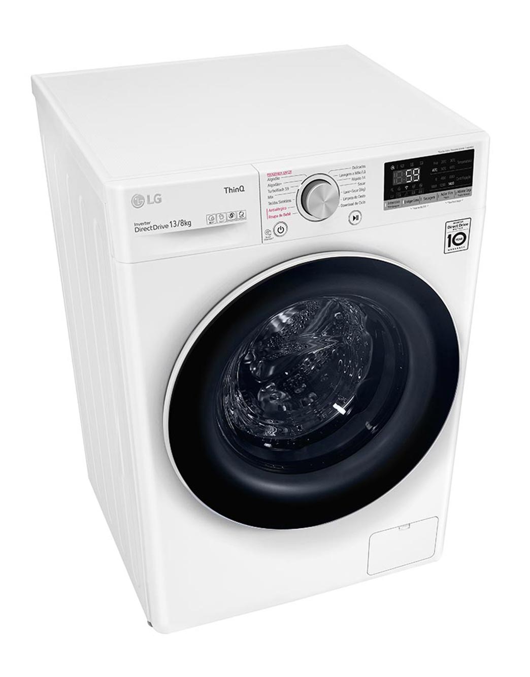 Lava e Seca Smart LG VC4 13kg Branco | LG BR