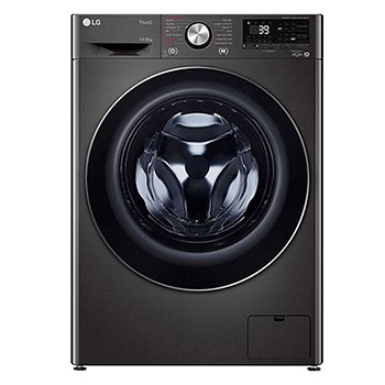 Front view of washing machine