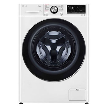 Front view of washing machine