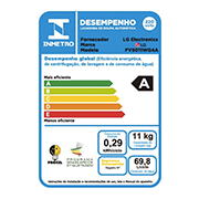 LG Lavadora Smart VC4 11kg Branca 220V, FV5011WG4A
