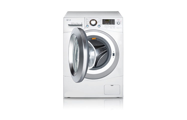 LG Lava & Seca Prime da LG capacidade 10 Kg - Cor: Branca. Sistema Front Load, 6 Motion e Sensor Automático de Carga, WD-1410RD(A)