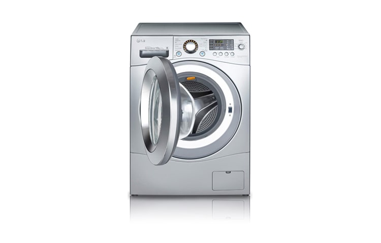 LG Lava & Seca Prime da LG capacidade 10 Kg - Cor: Prata. Sistema Front Load, 6 Motion e Sensor Automático de Carga, WD-1410RD5(A)