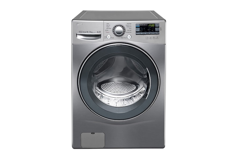 LG Lava & Seca 14kg com Steam e SmartThinQ - Aço Escovado, WD1014RD7