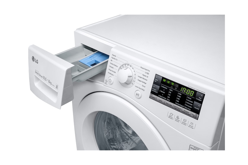 LG Lava & Seca 10,5kg 127V com 6 Motion DD e Painel Touch, WD10WP6