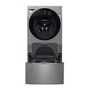 LG Lava e Seca Smart TWINWash 11kg + 2kg com TrueSteam Aço Escovado, WD11VCS6,WD2100VM