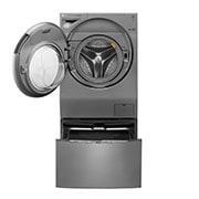 LG Lava e Seca Smart TWINWash 11kg + 2kg com TrueSteam Aço Escovado, WD11VCS6,WD2100VM