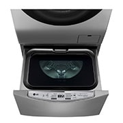LG Lava e Seca Smart TWINWash 11kg + 2kg com TrueSteam Aço Escovado, WD11VCS6,WD2100VM