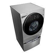 LG Lava e Seca Smart TWINWash 11kg + 2kg com TrueSteam Aço Escovado, WD11VCS6,WD2100VM