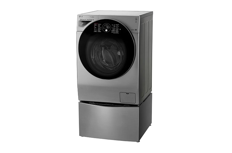 LG Lavadora de Roupas Smart TWINWash Mini 2kg 220V 3 Motion Aço Escovado , WD11VCS6A,WD2100VMA