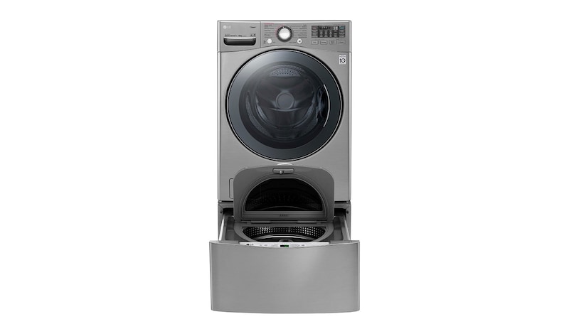 LG Lavadora de Roupas Smart TWINWash Mini 2kg 220V 3 Motion Aço Escovado , WD11VCS6A,WD2100VMA