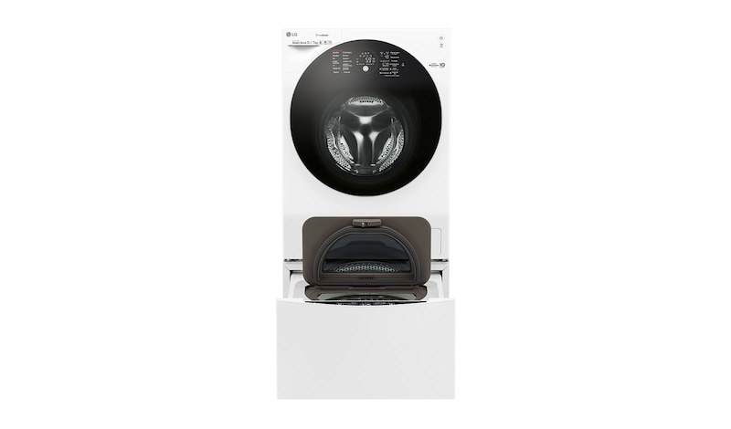 LG Lavadora Lava e Seca Smart TWINWash 11kg + 2kg 220V com TrueSteam Branca, WD11WCS6A,WD2100CWA