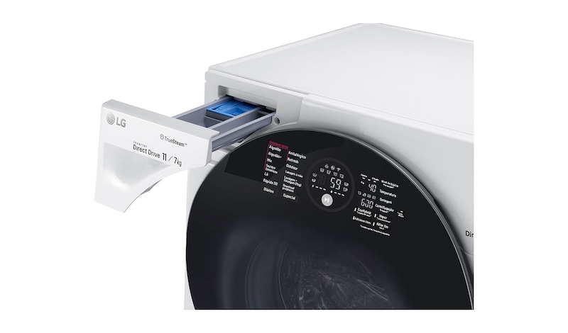 LG Lavadora Lava e Seca Smart TWINWash 11kg + 2kg 220V com TrueSteam Branca, WD11WCS6A,WD2100CWA
