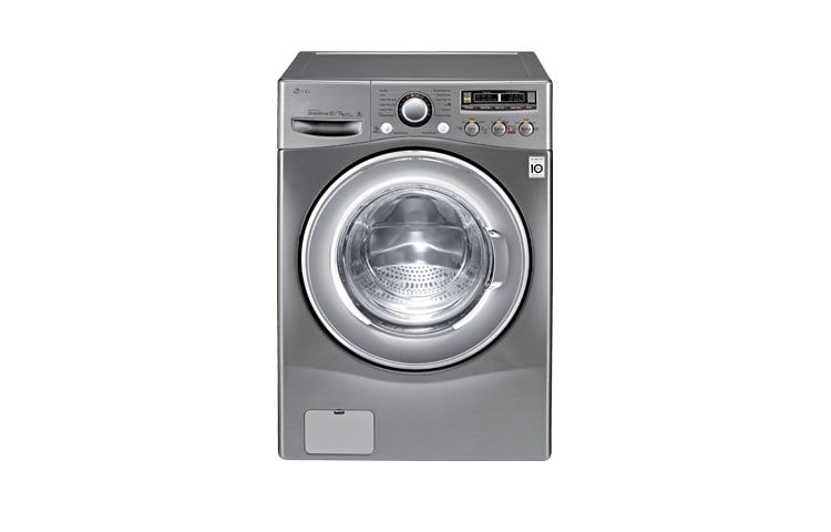 Vista frontal de Lava e Seca LG 12Kg. Mais tempo pra você! WD1252RD(A)