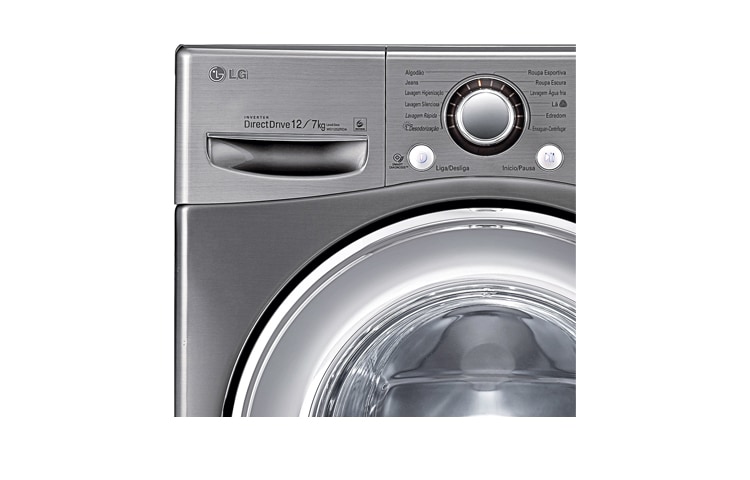 LG Lava e Seca LG 12Kg. Mais tempo pra você!, WD1252RD(A)