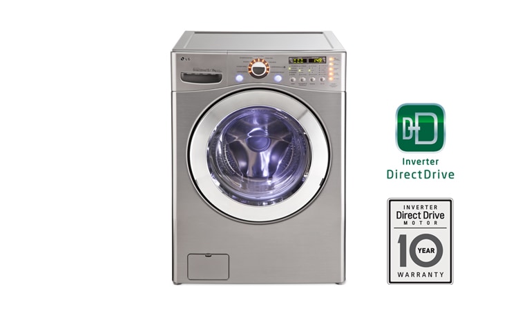 Vista frontal de Lava e Seca LG 13Kg. Mais tempo pra você! WD13436RN(A)
