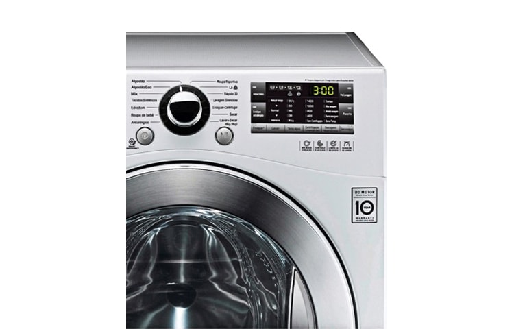 LG Lava e Seca LG 10,2kg, Branca. Mais tempo pra você., WD1412RT(A)