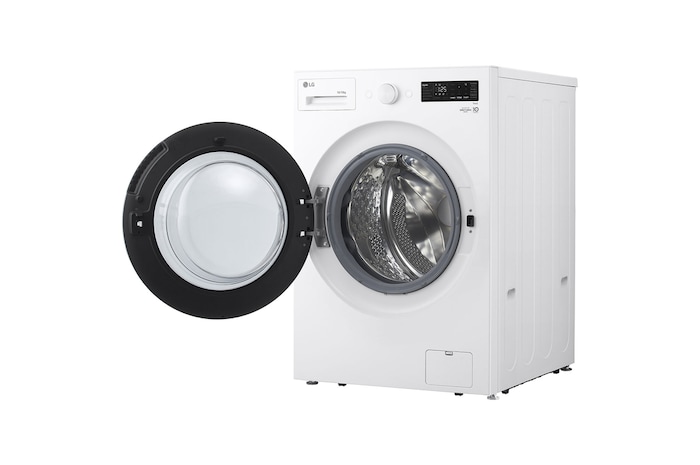 Vista lateral direita com a porta aberta