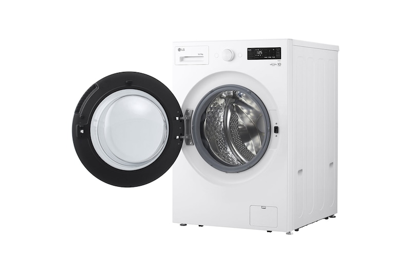 Vista lateral direita com a porta aberta