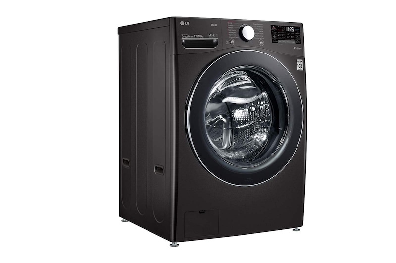 LG Lava e Seca Smart LG 17kg Aço Escovado Preto com Conectividade Wi-Fi ThinQ - WD17BV2S6BA  - 220v, WD17BV2S6BA