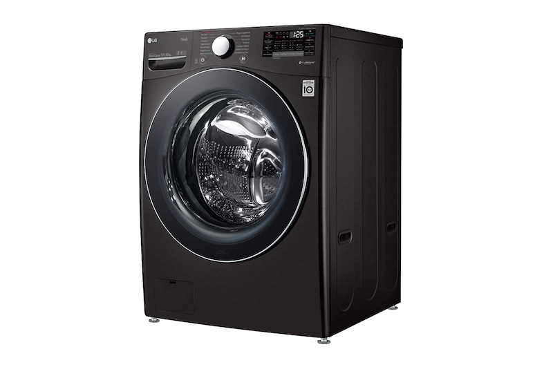 LG Lava e Seca Smart LG 17kg Aço Escovado Preto com Conectividade Wi-Fi ThinQ - WD17BV2S6BA  - 220v, WD17BV2S6BA