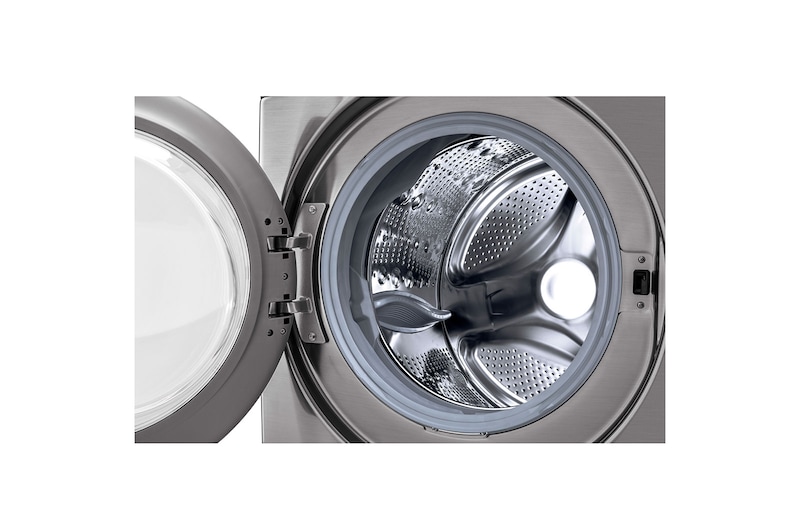 LG Lava e Seca Smart LG 17kg Aço Escovado com Conectividade Wi-Fi ThinQ - WD17SV2S6B - 127v, WD17SV2S6B