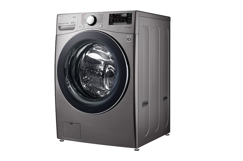 LG Lava e Seca Smart LG 17kg Aço Escovado com Conectividade Wi-Fi ThinQ - WD17SV2S6B - 127v, WD17SV2S6B