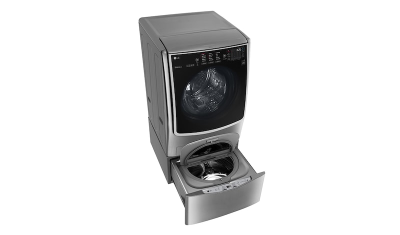 LG Lava e Seca Smart LG TT Inverter 17kg Inox com 6 movimentos de lavagem 220V, WD17VTS6(A)