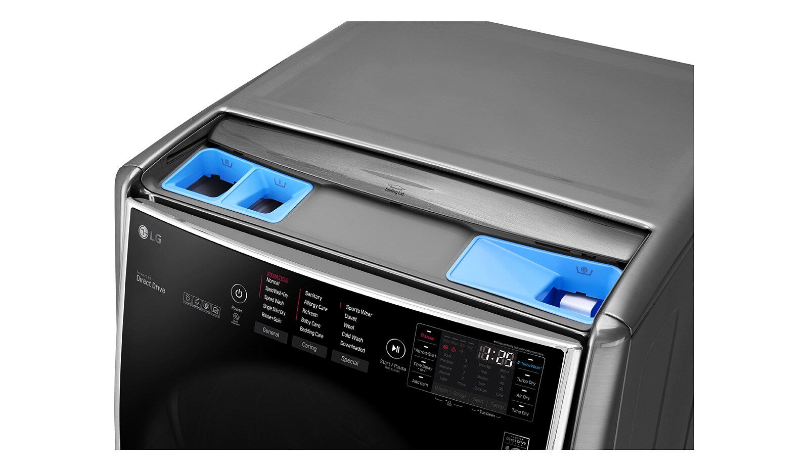 LG Lava e Seca Smart LG TT Inverter 17kg Inox com 6 movimentos de lavagem 220V, WD17VTS6(A)