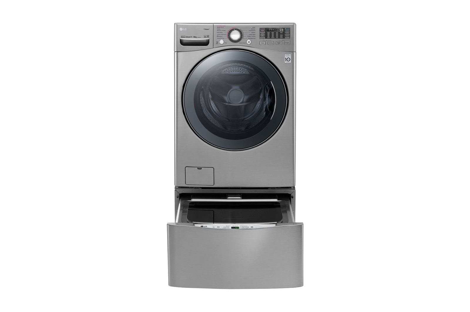 LG Lavadora Lava e Seca Smart Inverter 17kg 220V Inox com 6 movimentos, WD17VVS6A