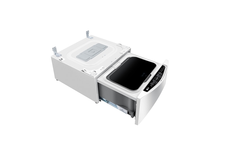 LG Lavadora Smart TWINWash Mini 2kg 127V com 3 Motion Branca, WD2100CW