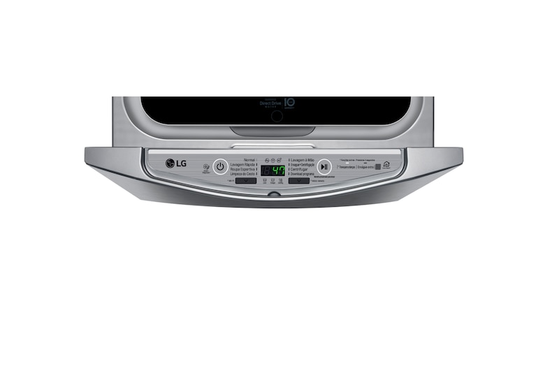 LG Lavadora de Roupas Smart TWINWash Mini 2kg 127V 3 Motion Aço Escovado, WD2100VM