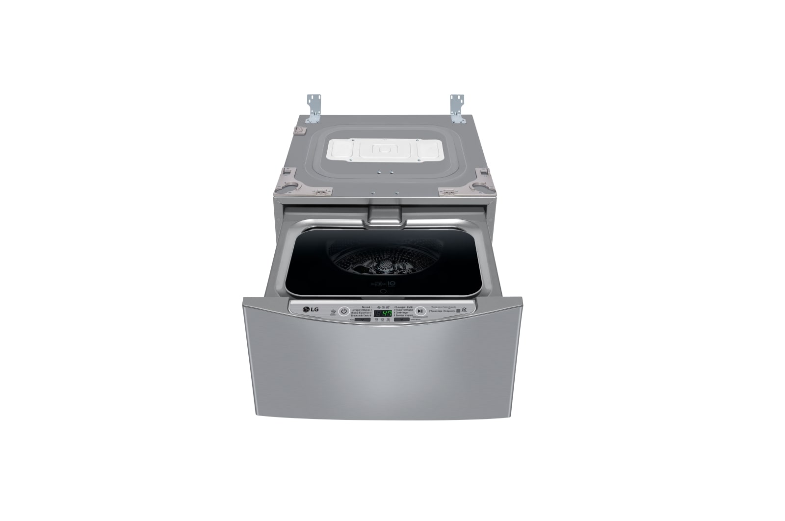 LG Lavadora de Roupas Smart TWINWash Mini 2kg 220V 3 Motion Aço Escovado , WD2100VMA