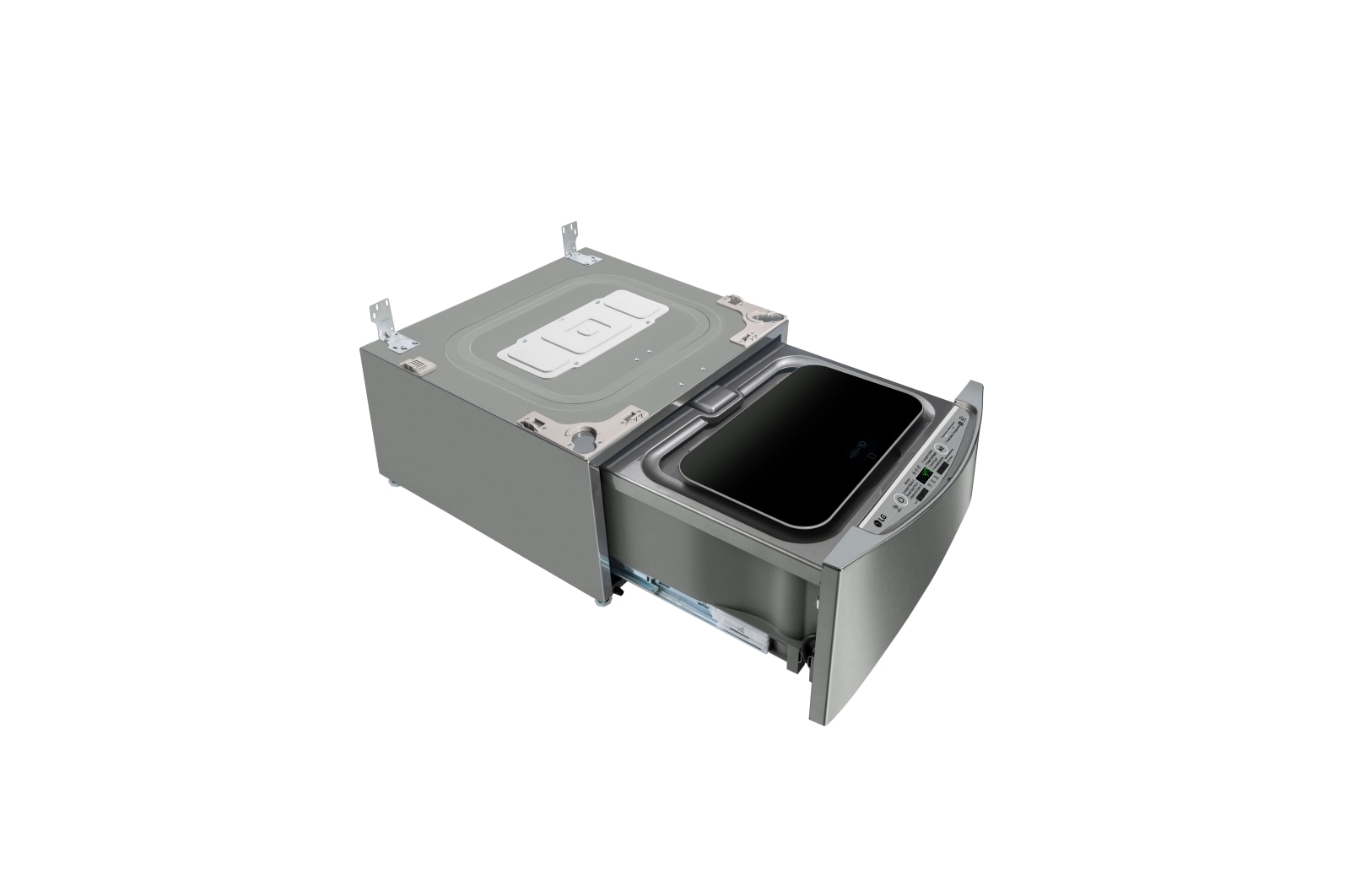 LG Lavadora de Roupas Smart TWINWash Mini 2kg 220V 3 Motion Aço Escovado , WD2100VMA