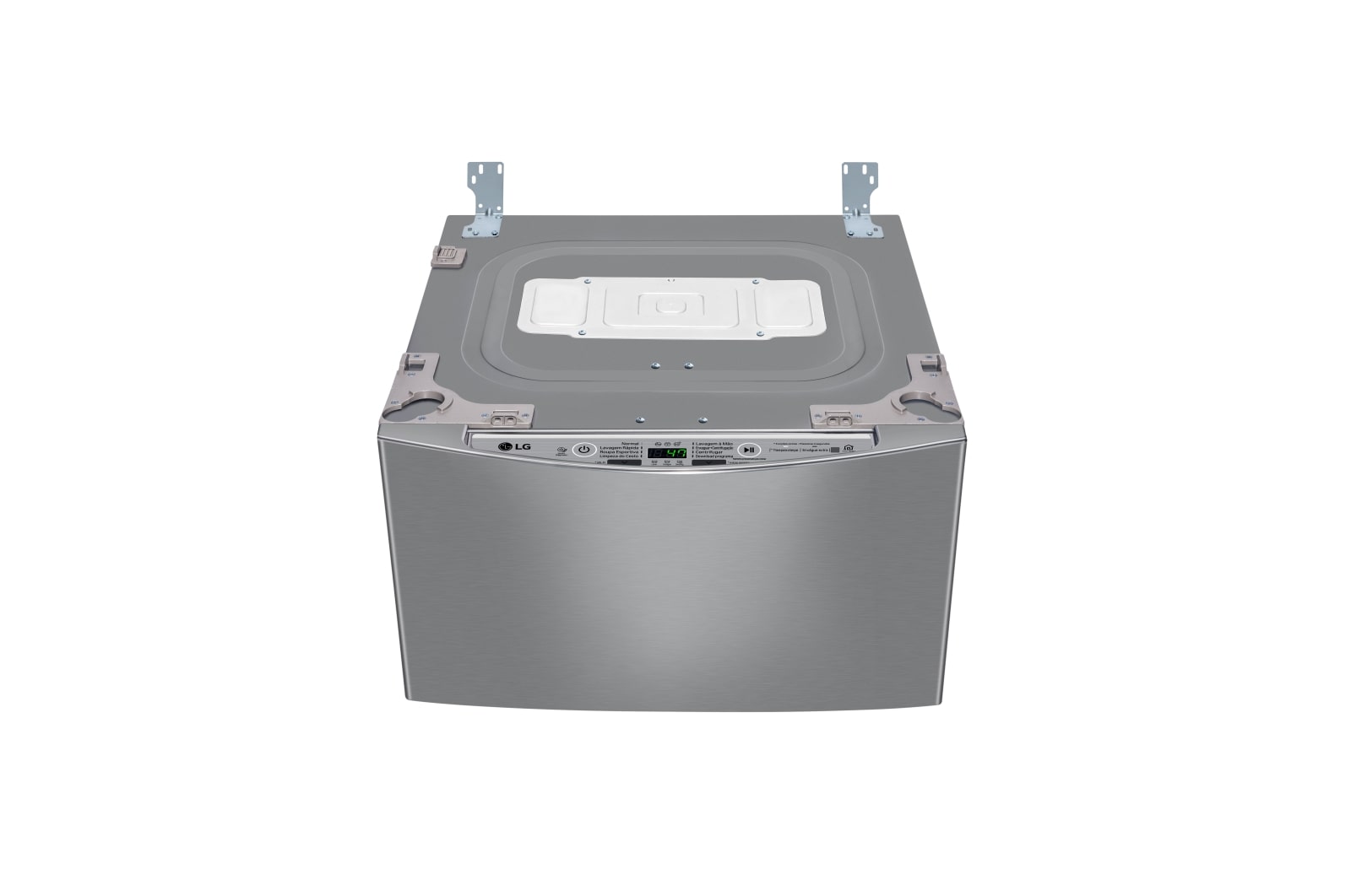 LG Lavadora de Roupas Smart TWINWash Mini 2kg 220V 3 Motion Aço Escovado , WD2100VMA