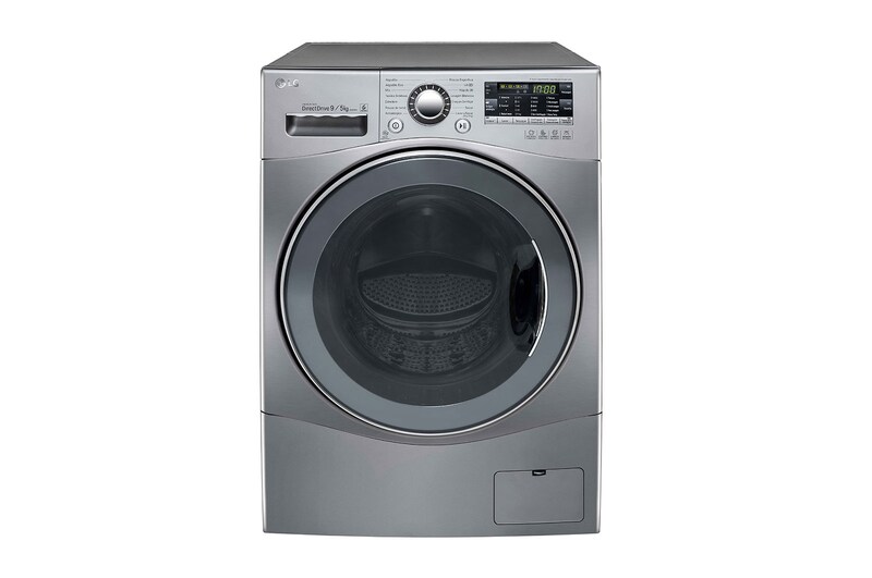 LG Lavadora Lava e Seca 9kg 220V com 6 Motion DD e Painel Touch - Aço Escovado, WD9EP6(A)