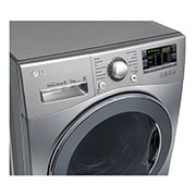 LG Lavadora Lava e Seca 9kg 220V com 6 Motion DD e Painel Touch - Aço Escovado, WD9EP6(A)