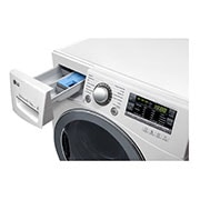 LG Lavadora Lava e Seca 9kg 127V com 6 Motion DD e Painel Touch – Branca , WD9WP6