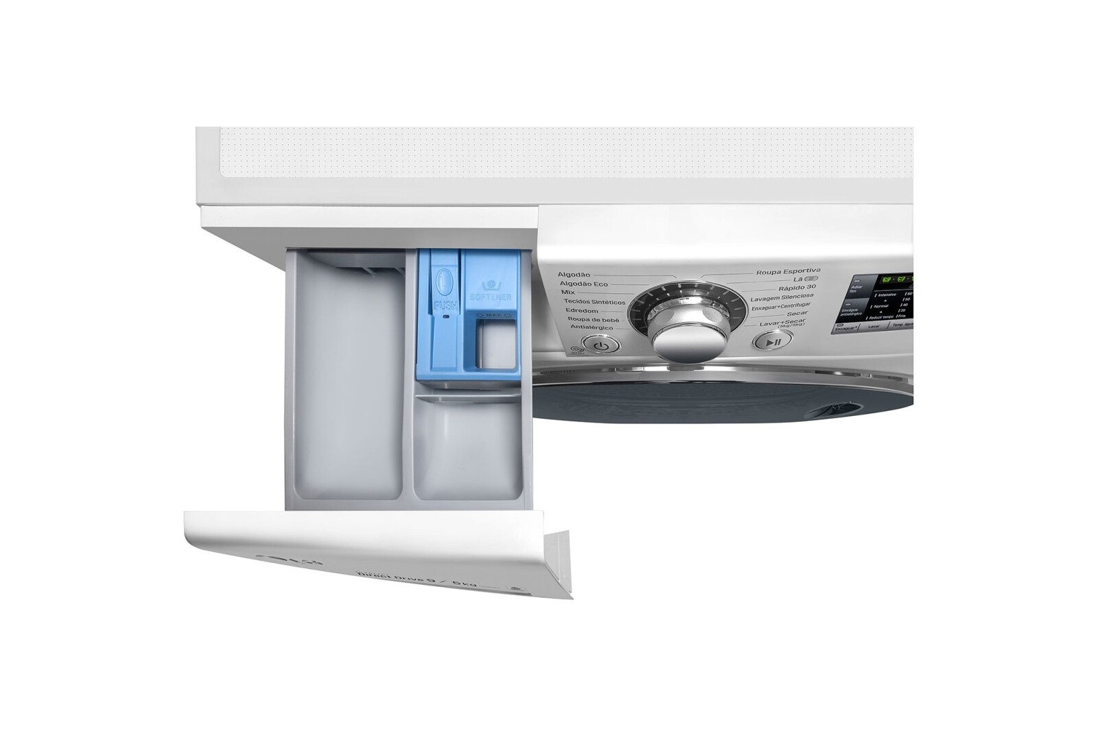 LG Lavadora Lava e Seca 9kg 127V com 6 Motion DD e Painel Touch – Branca , WD9WP6