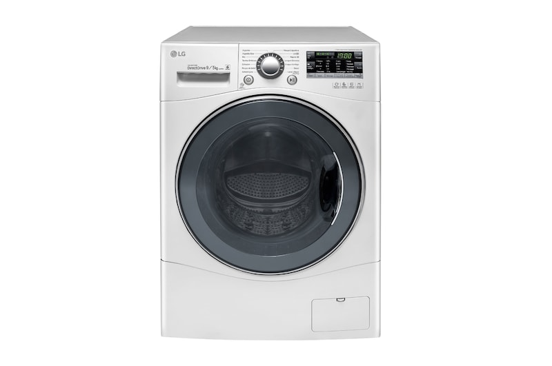 LG Lavadora Lava e Seca 9kg 220V com 6 Motion DD e Painel Touch – Branca , WD9WP6(A)