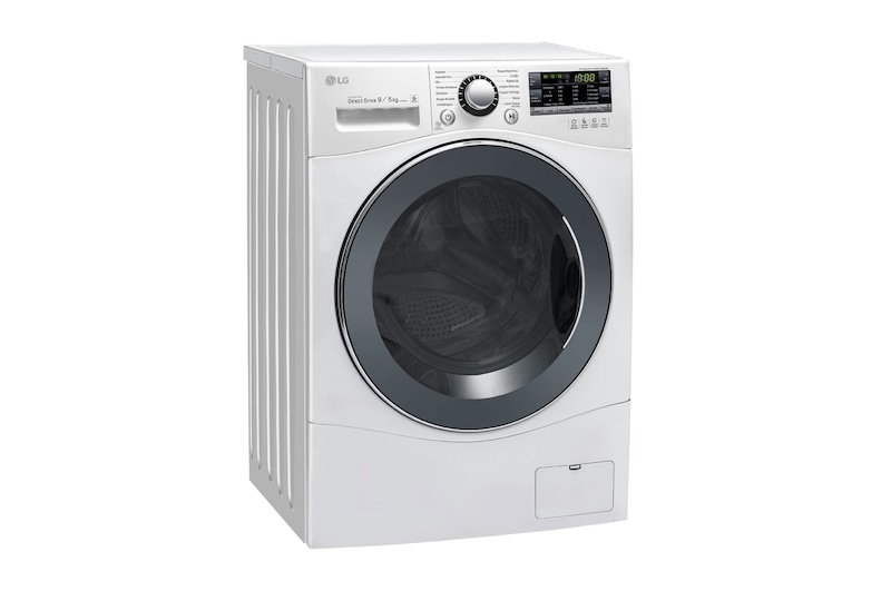 LG Lavadora Lava e Seca 9kg 220V com 6 Motion DD e Painel Touch – Branca , WD9WP6(A)