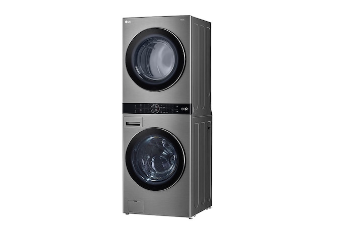 LG WashTower™ AI DD™ Máquina que Lava e Seca 17kg, 220V - Aço Escovado, WK17VS6A