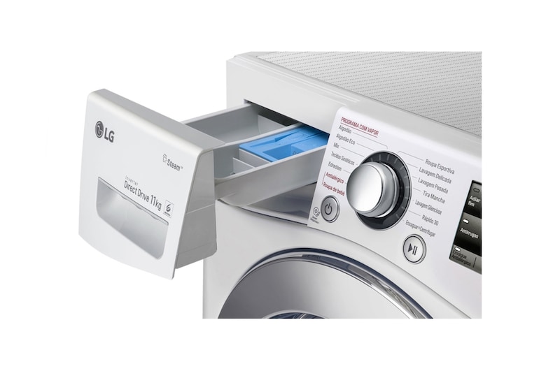 LG Lavadora 11kg com 6 Motion DD e Painel Touch – Branca, WM11WPS6