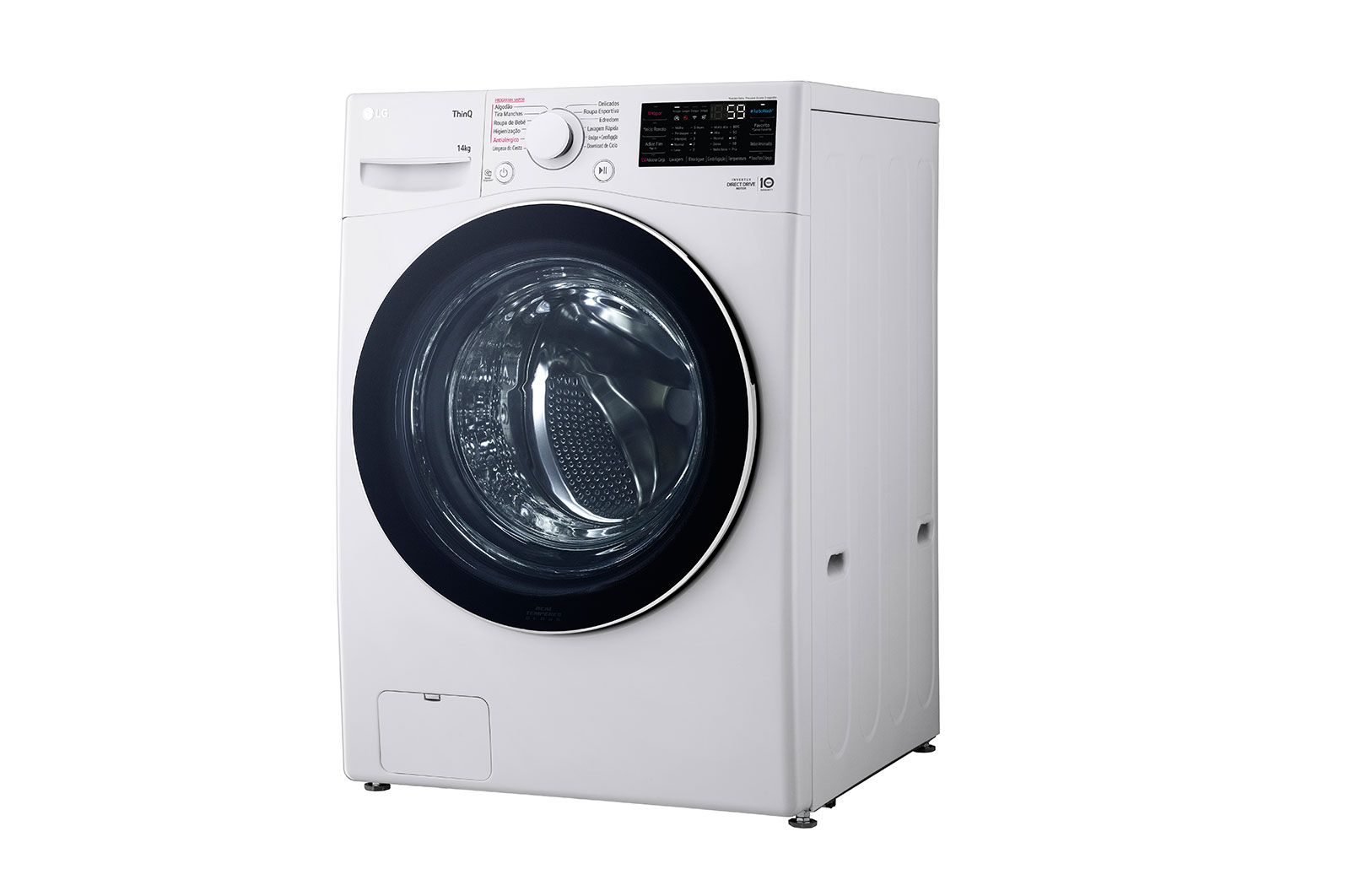 LG Lavadora Smart LG 14kg Branco com Inteligência Artificial AIDD™, WM14WGSP6A