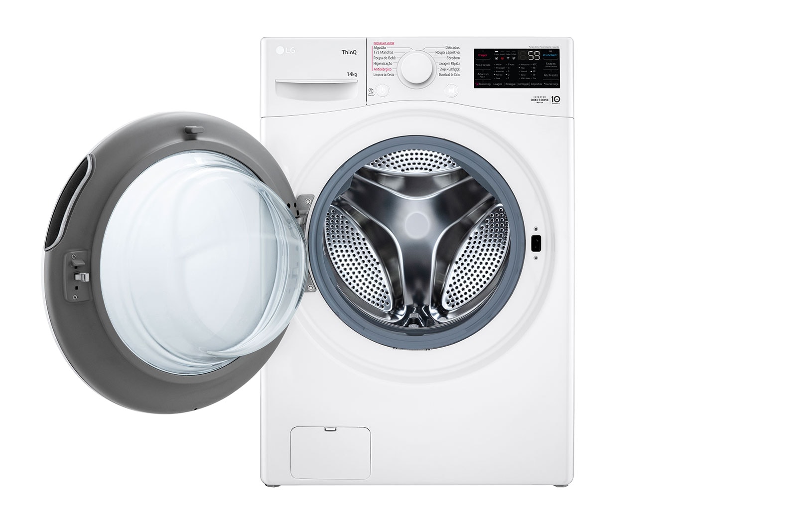 LG Lavadora Smart LG 14kg Branco com Inteligência Artificial AIDD™, WM14WGSP6A
