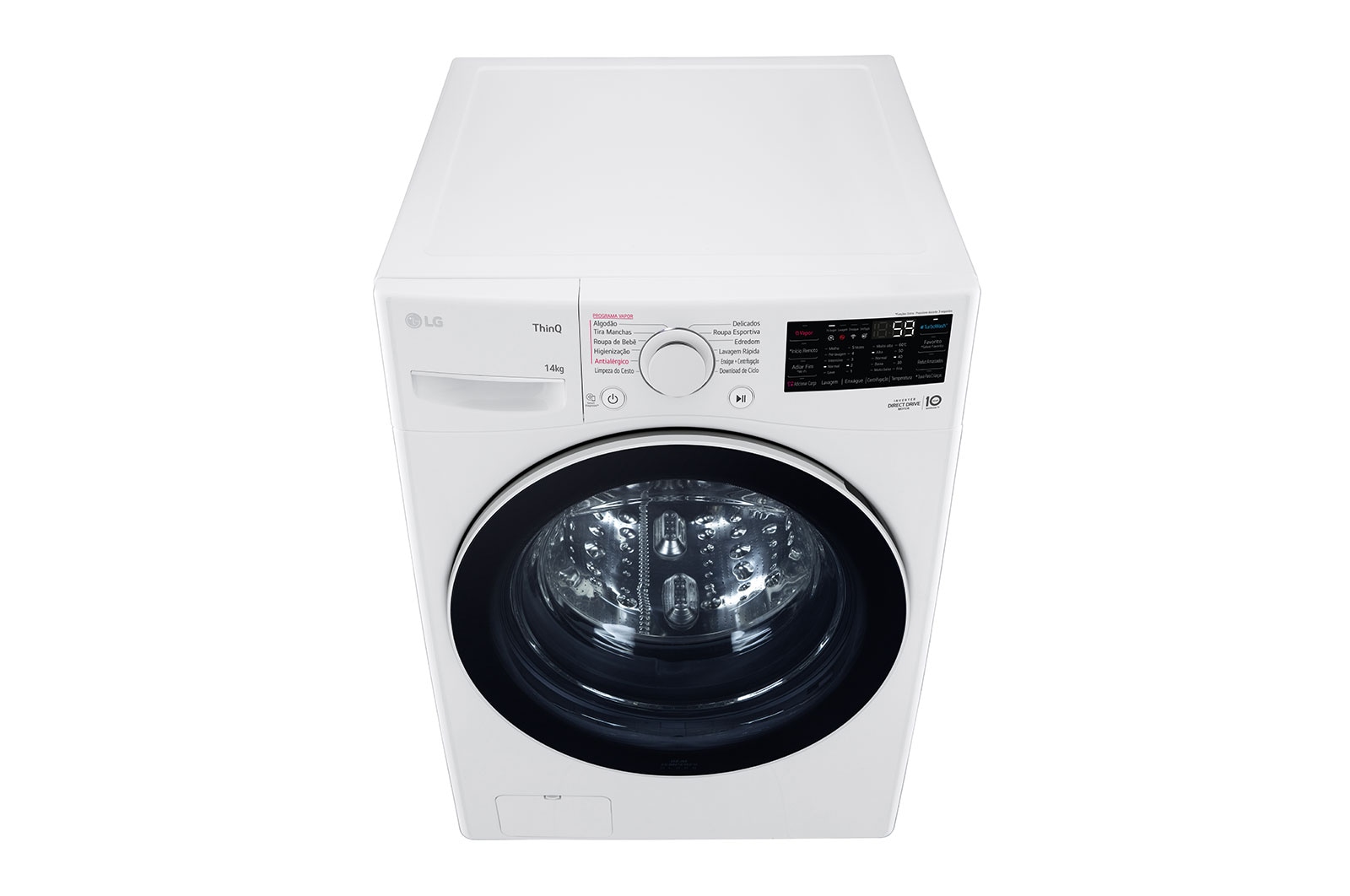 LG Lavadora Smart LG 14kg Branco com Inteligência Artificial AIDD™, WM14WGSP6A