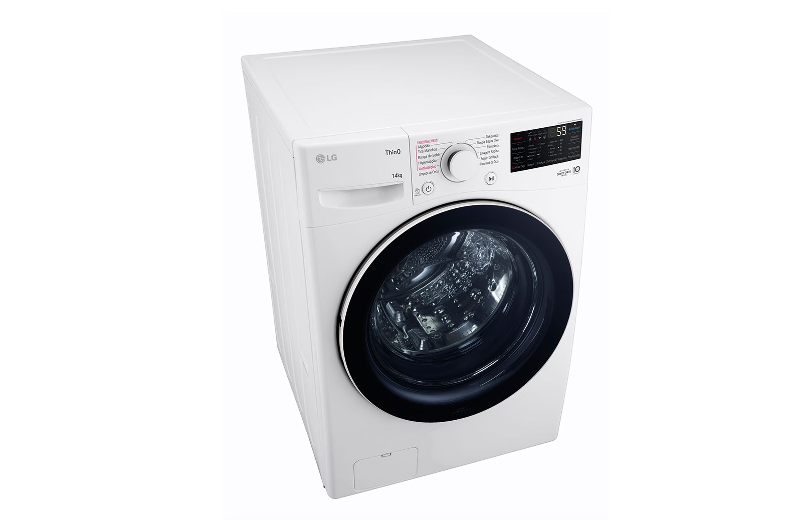 LG Lavadora Smart LG 14kg Branco com Inteligência Artificial AIDD™, WM14WGSP6A