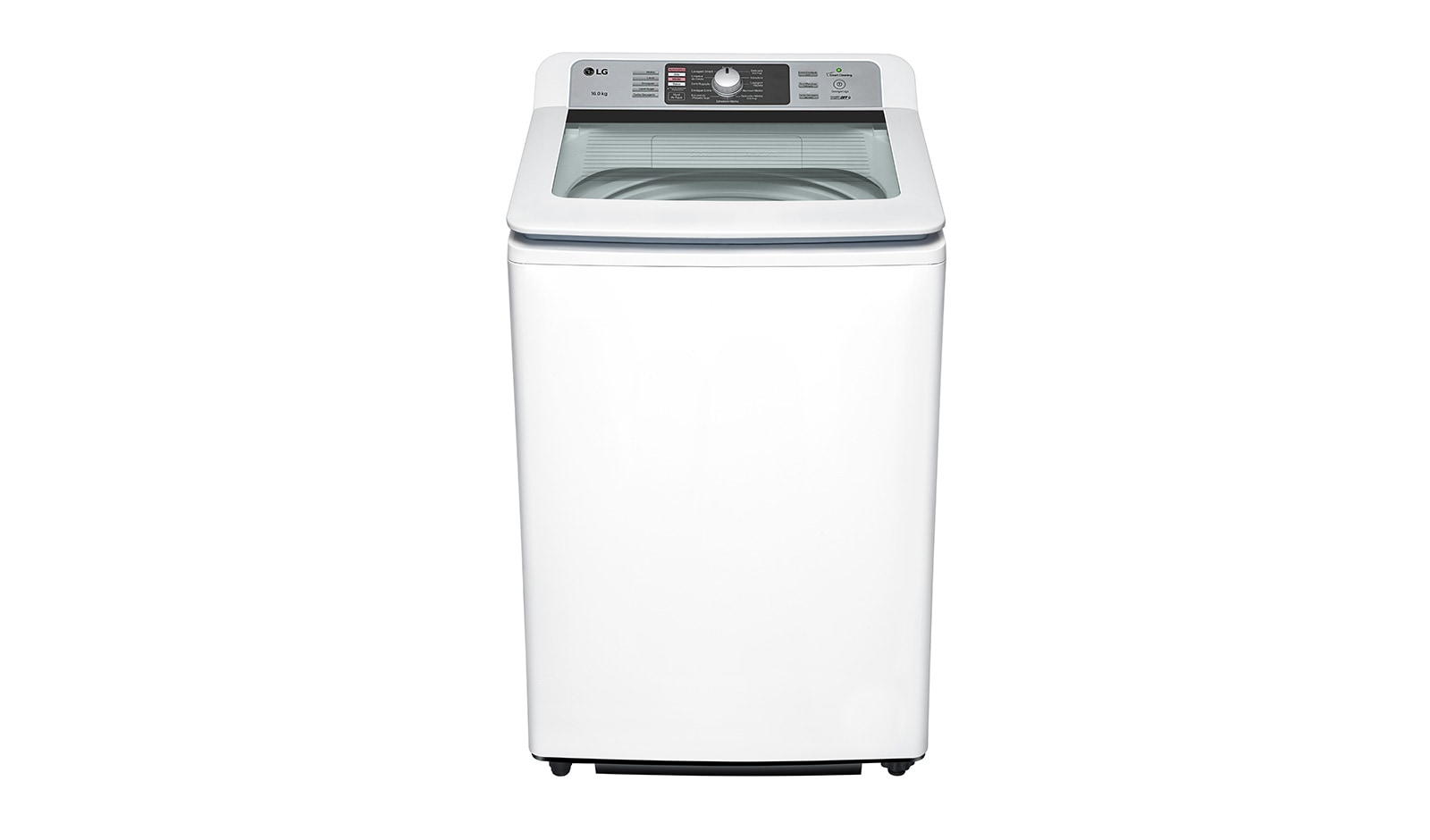 Vista frontal de Lavadora LG 16KG WT5916BW
