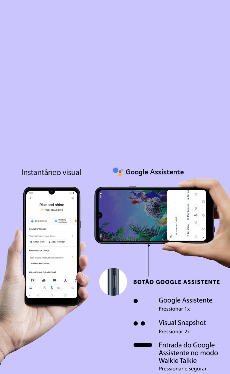 Botão Google Assistente